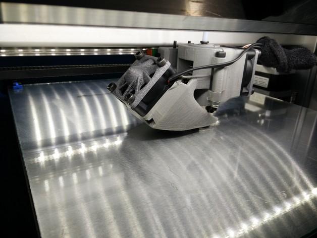 E3D V6 Hotend easy maintenance carriage for Felix 3D printer 3d model