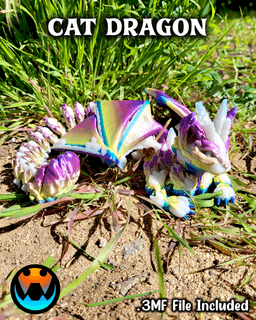 Cat Dragon 3d model