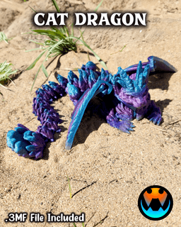 Cat Dragon 3d model