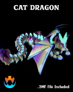 Cat Dragon 3d model