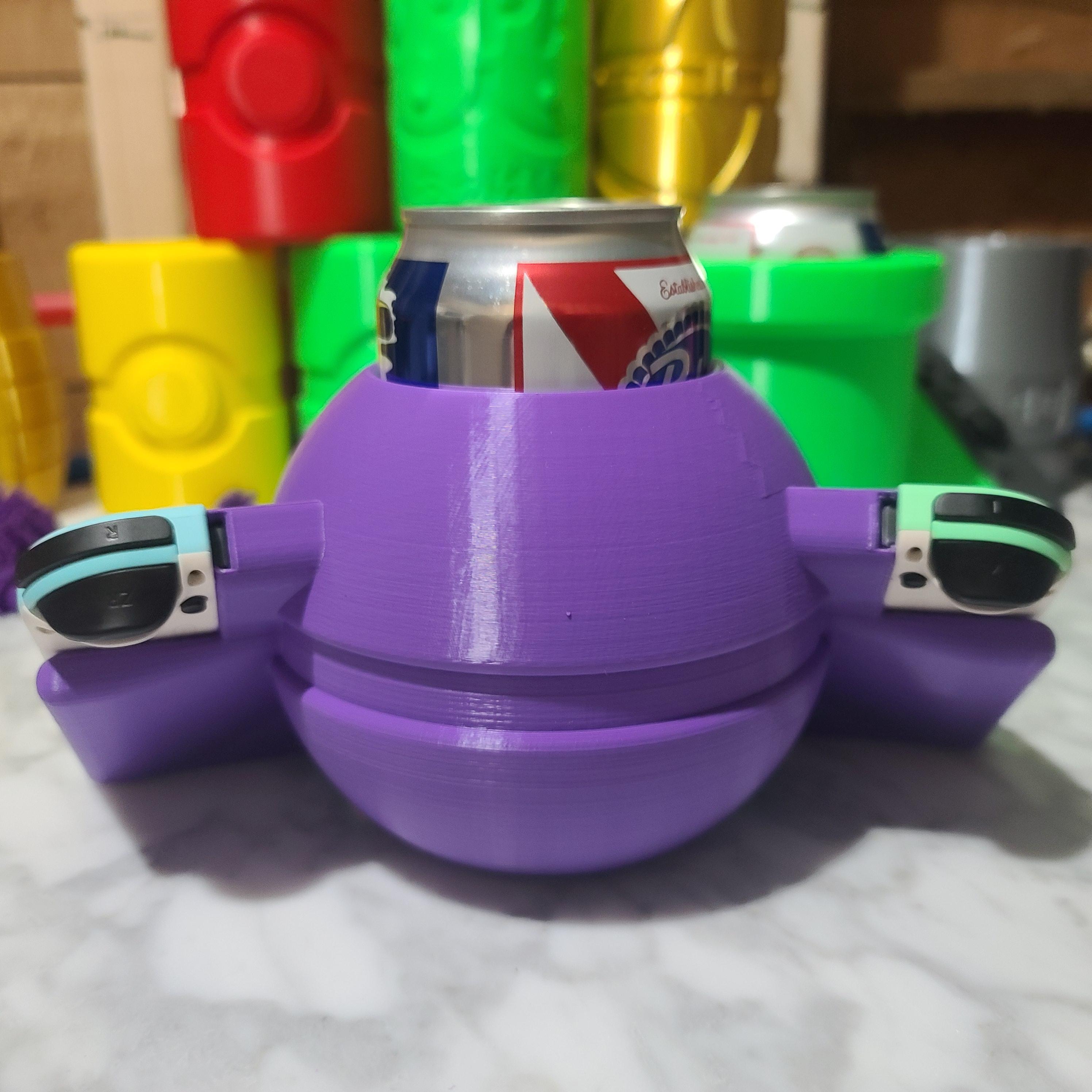 Pokeball Joy Con Grip Can Cup 3d model
