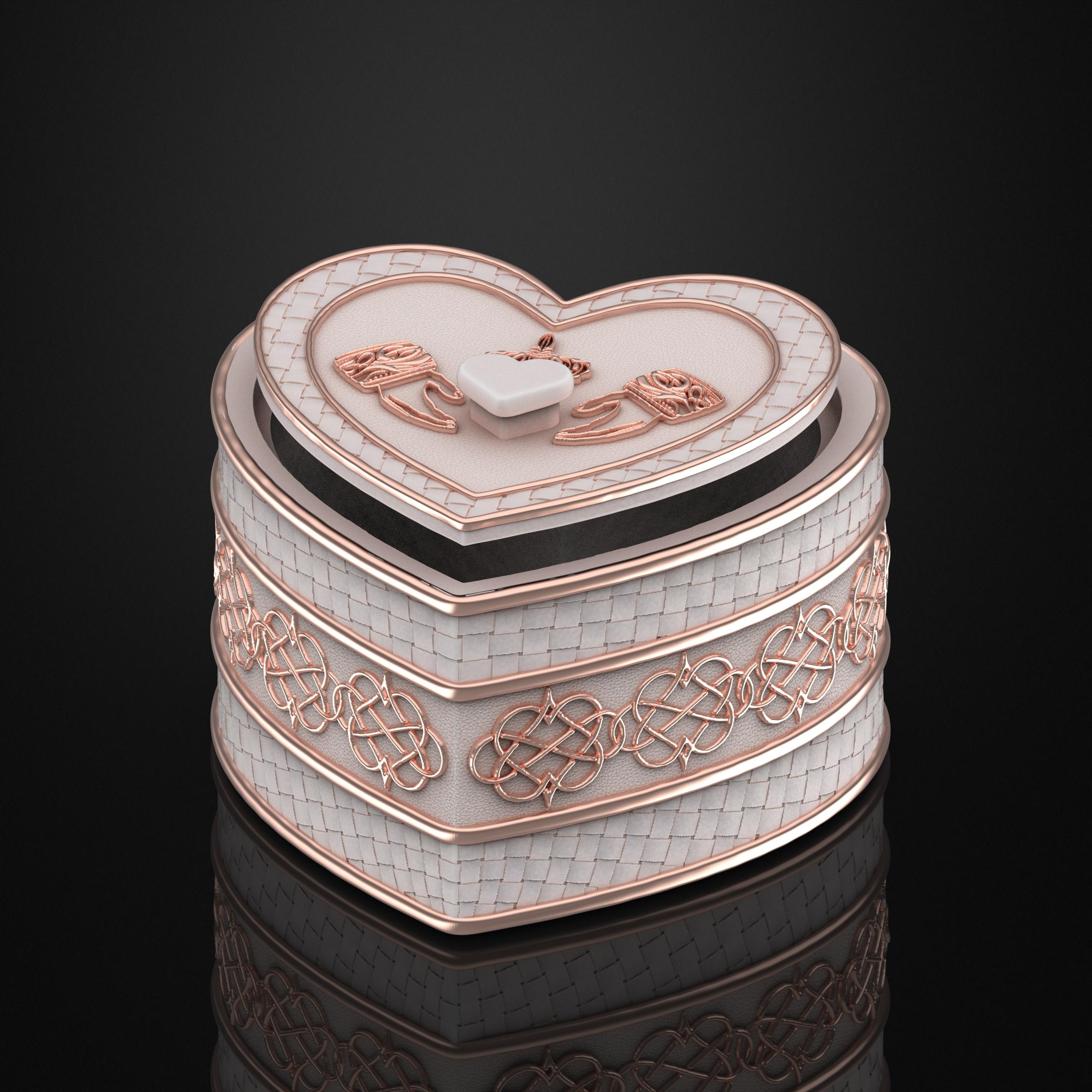 Celtic Valentines Box 3d model