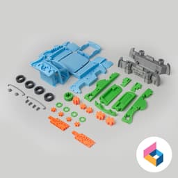 Foldable Mystery Machine - Scooby Doo 3d model