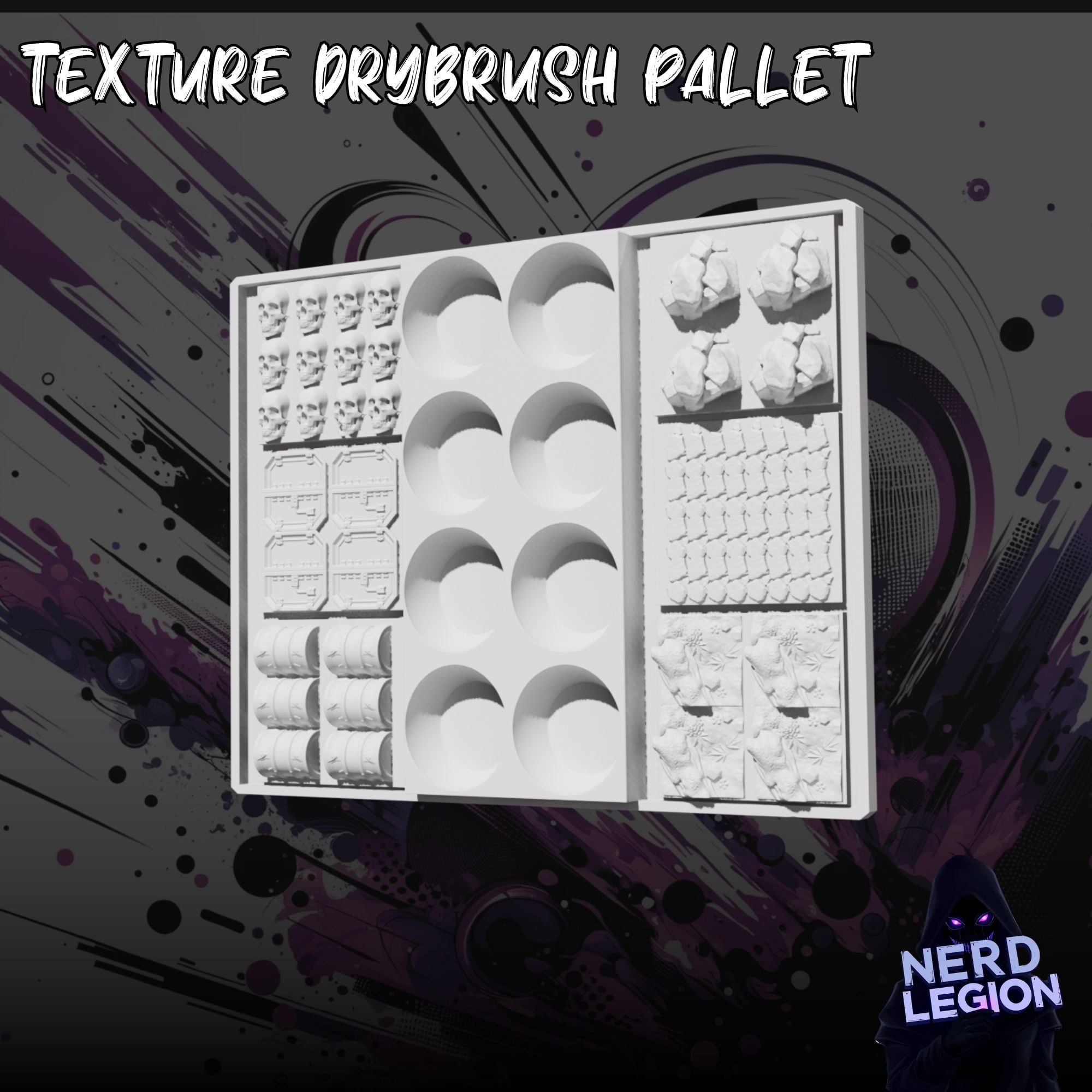 Texture Palette - Painting Accessory 3d model