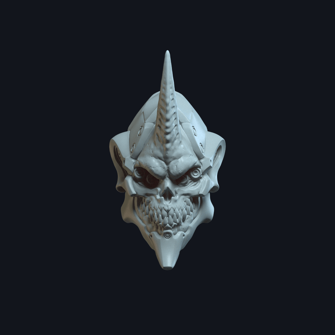 KV_23 v4 (actiong figure head) 3d model