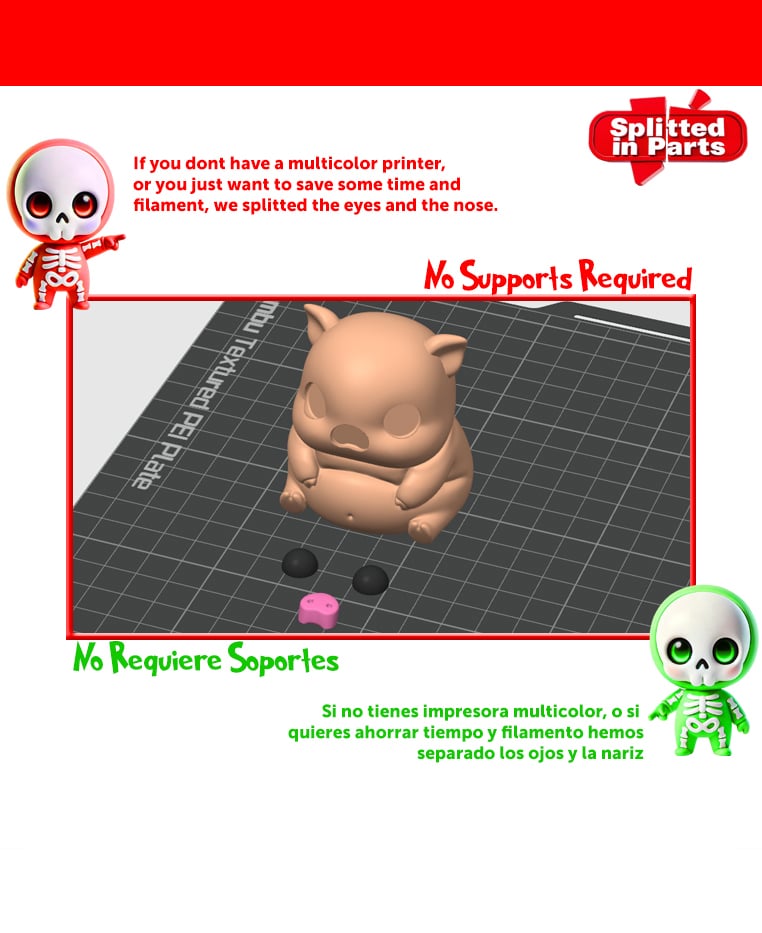 Pudgy Pig. 3d model