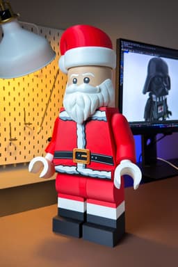 The FREE Santa Claus Modular Figure! Ho Ho Ho! 3d model