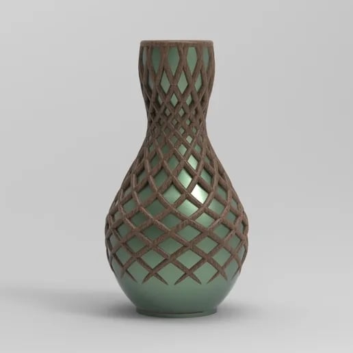 Fusion Roots Vase 3d model