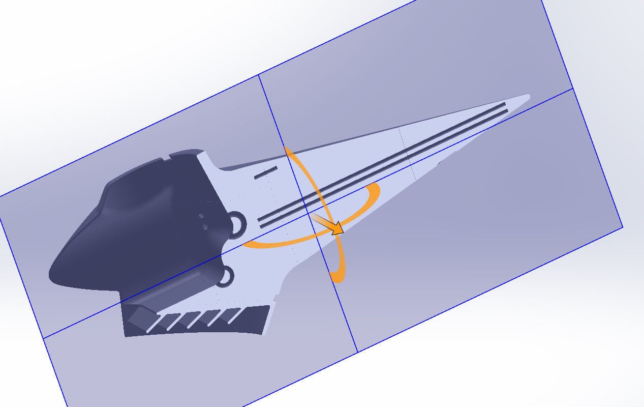 Kill La Kill Junketsu Shoulder Printable Assembly 3d model