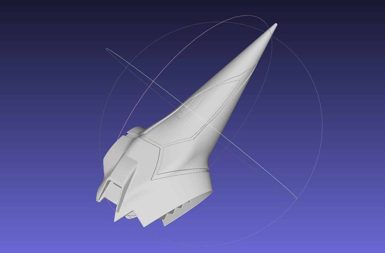 Kill La Kill Junketsu Shoulder Printable Assembly 3d model
