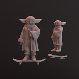 Hip hop Baby Yoda - Baby Yoda 3d model