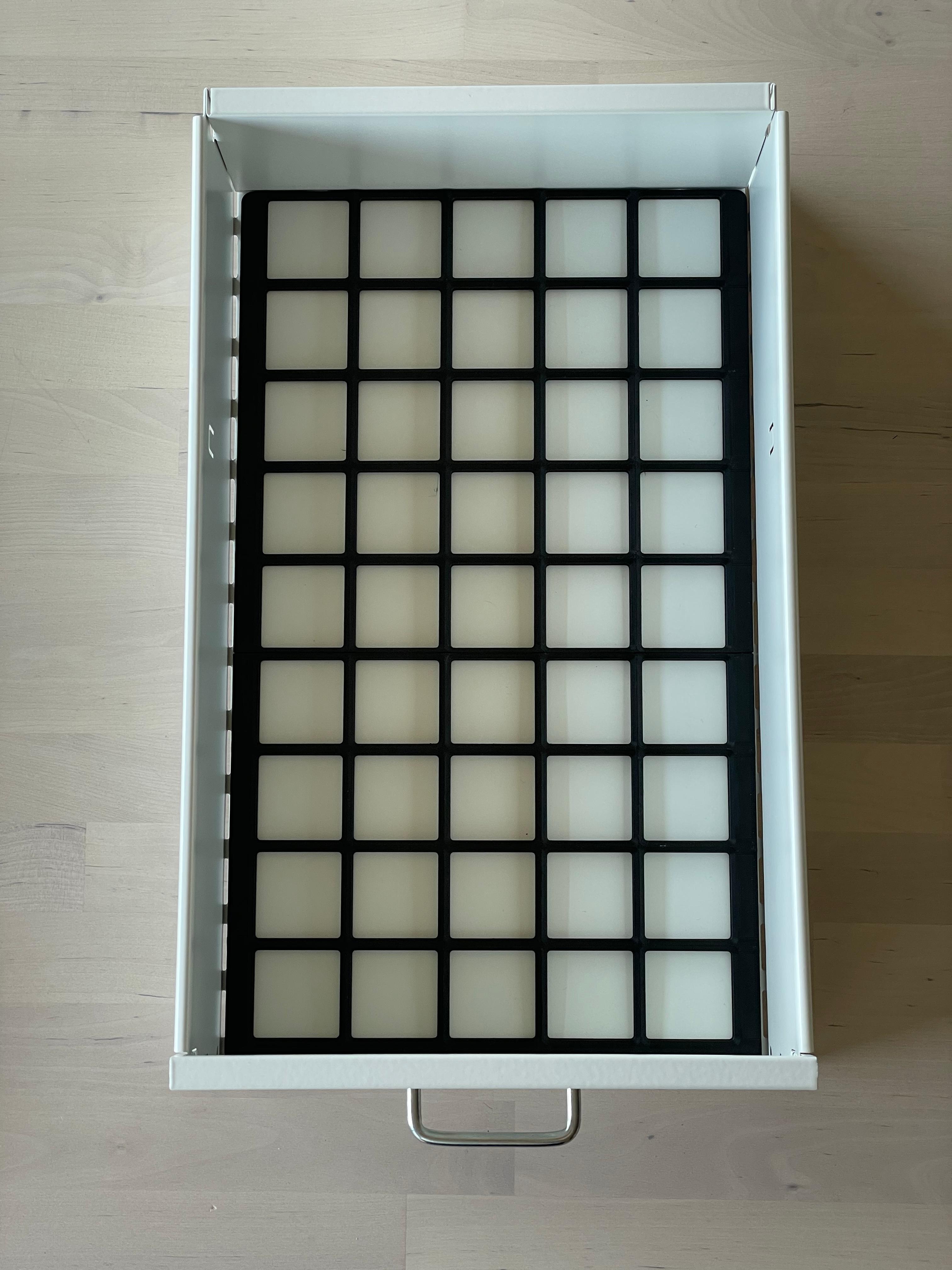 Gridfinity Baseplate for IKEA Helmer 3d model