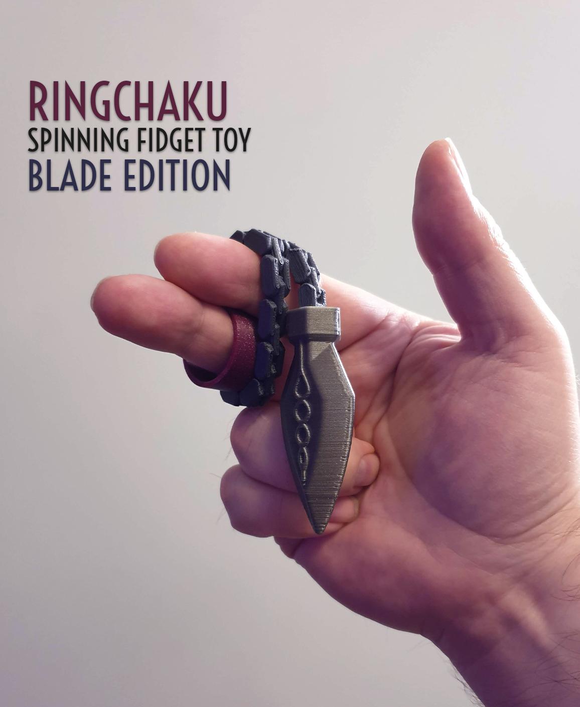 Ringchaku Spinning Fidget Toy - Blade Edition 3d model
