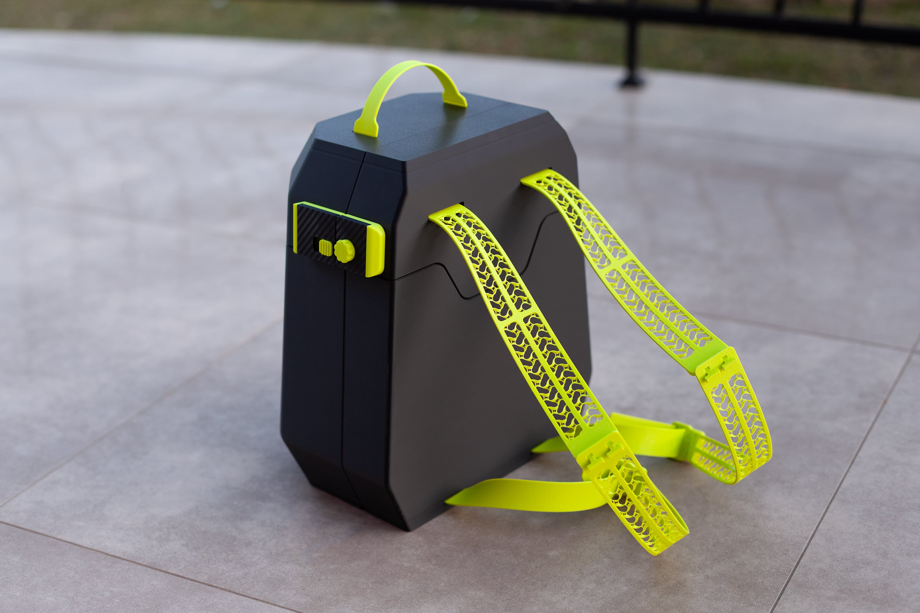 Multi-Material Printable Backpack 3d model