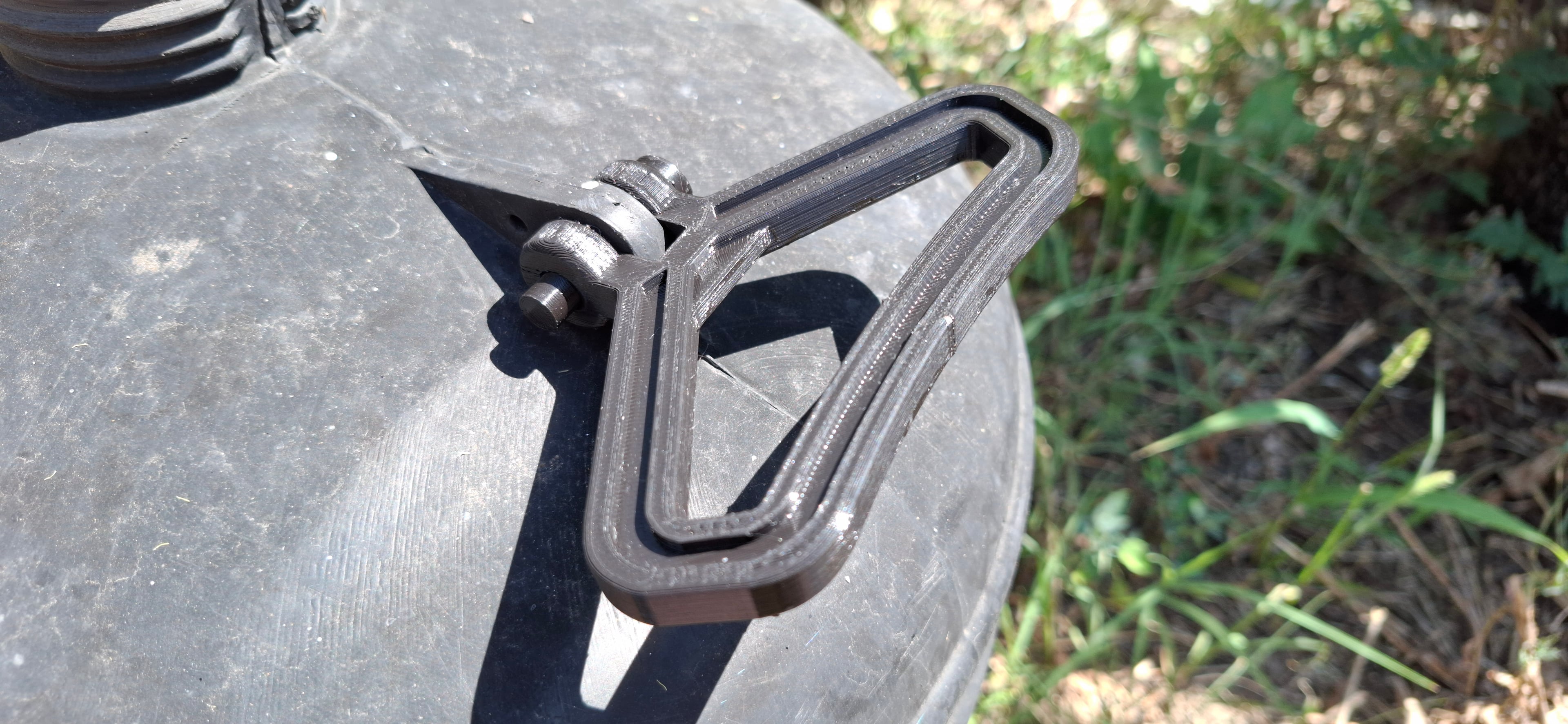 Barrel Handle and Pin 3d model