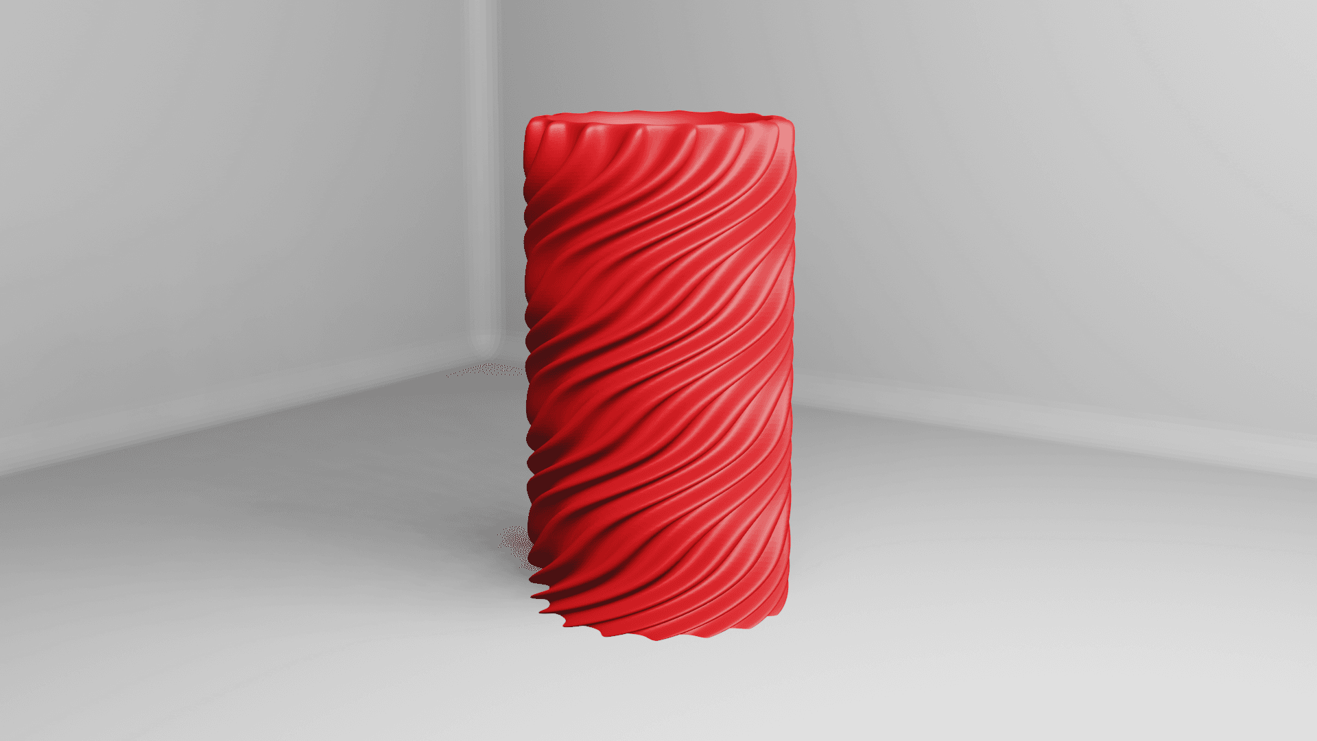 Wavy Side Vase 3d model