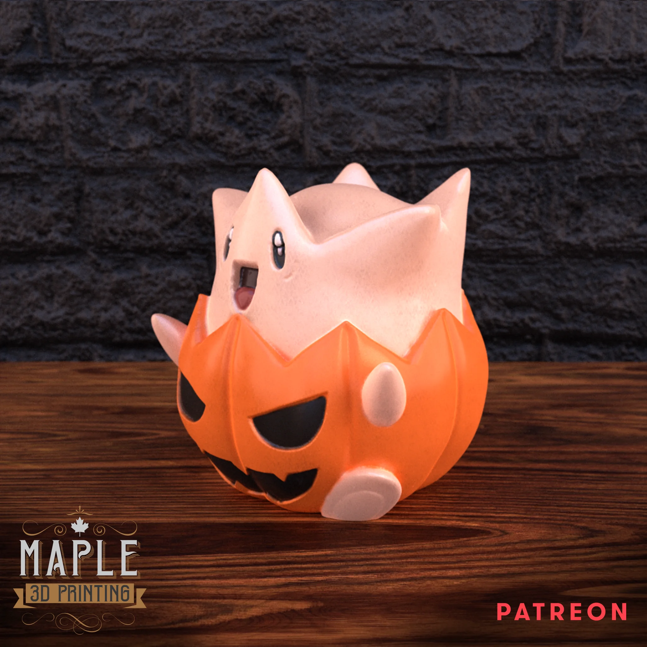 Togepi - Pumpkin - Pokemon 3d model