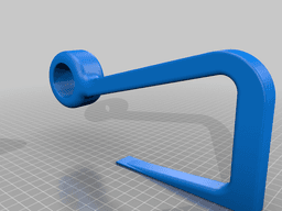 Wall Mount for Helmets - uses command strips 3d model