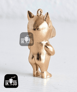 Street Dogz - Bull Terrier Keychain 3d model