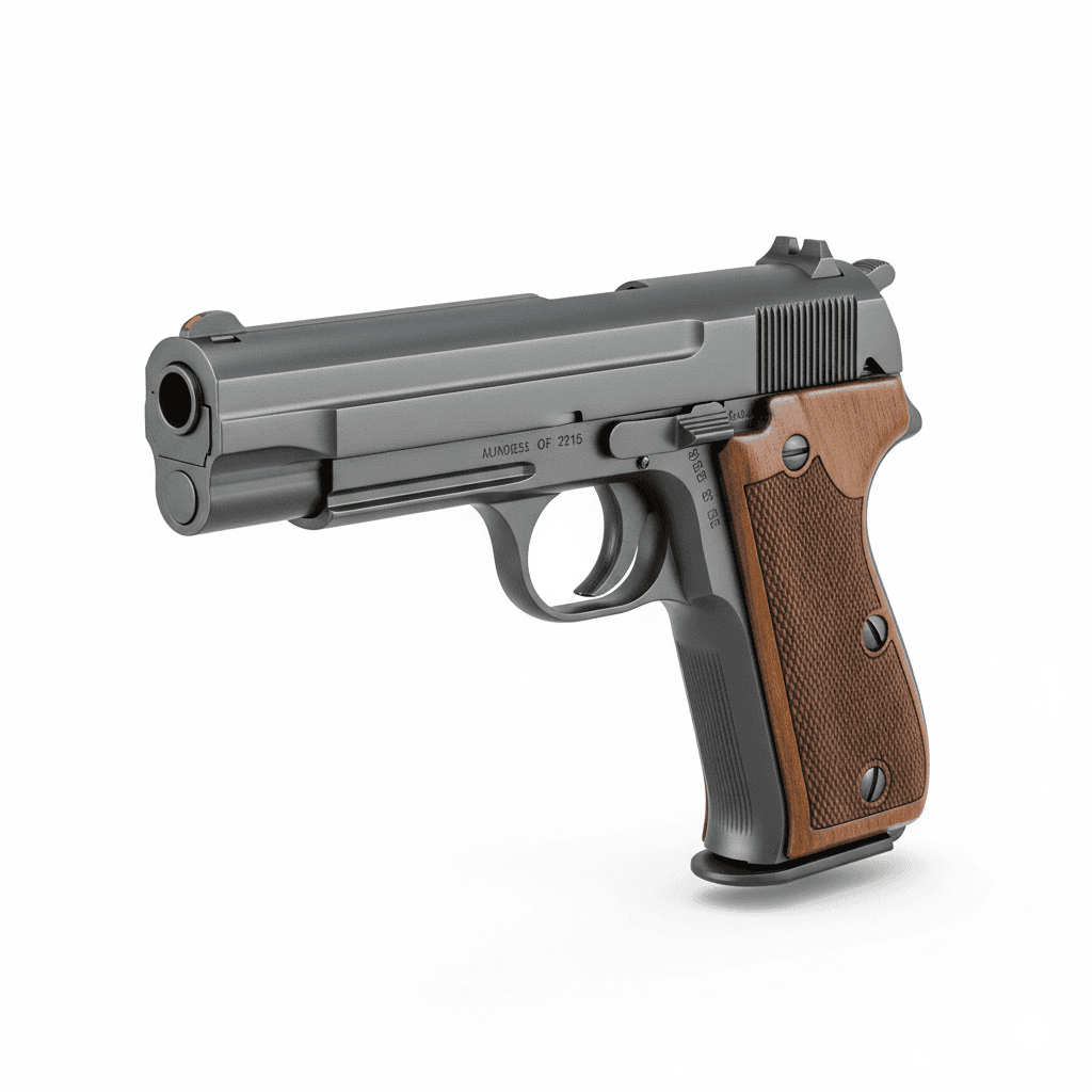 Handguns : SIG Sauer P210 Precision Target Pistol 3d model