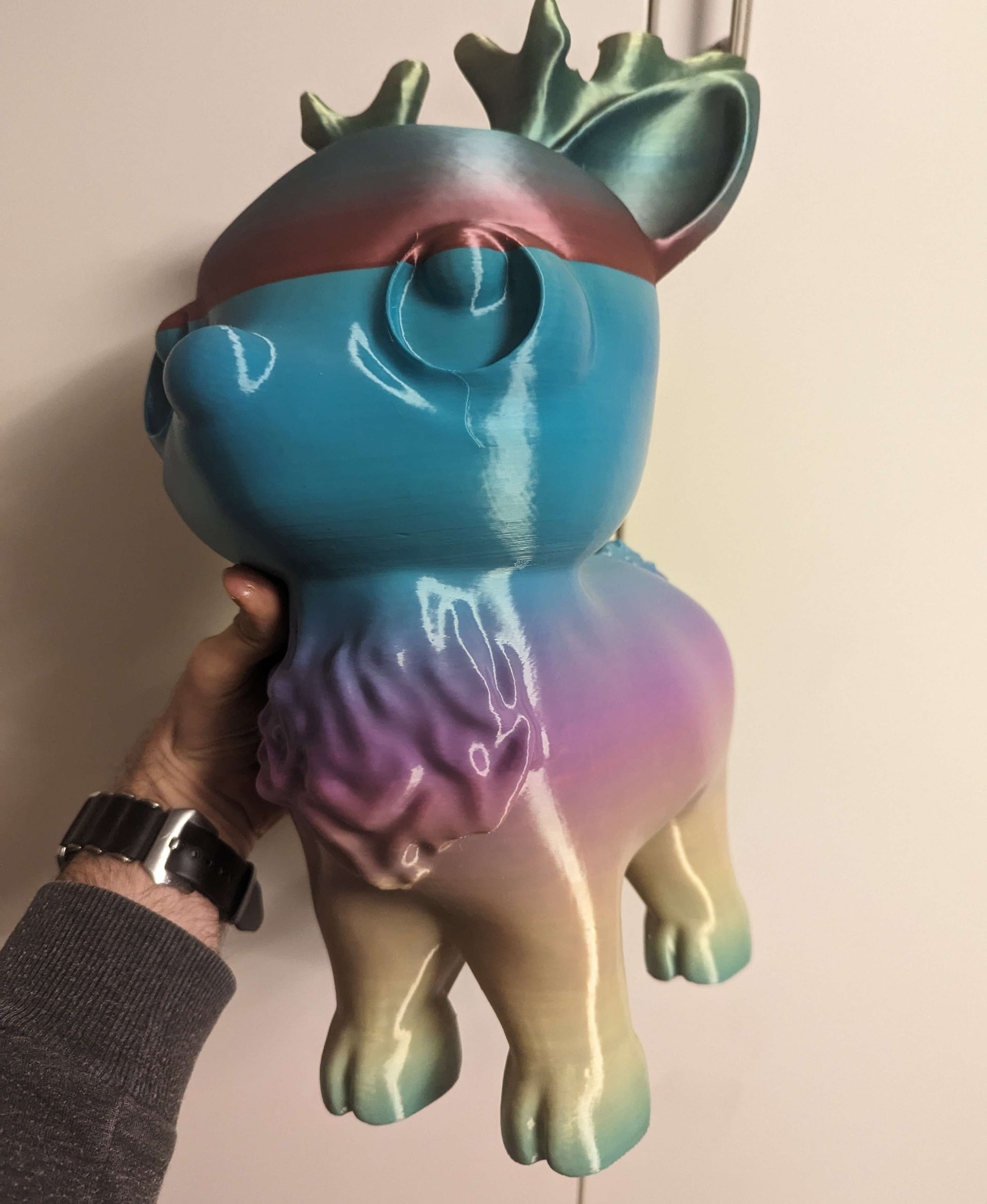 Failed at the end due to an issue with my printer but this guy would've been 500mm tall :D