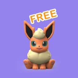 Flareon (Easy Print No Supports) 3d model