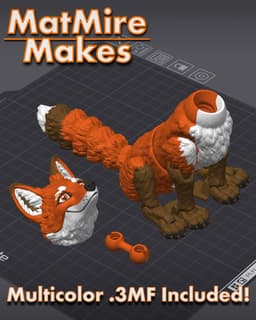 Fox - Articulated Figure 3d model