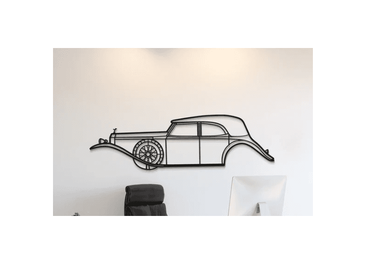 Rolls Royce - Phantom II 1929 Wall Art 3d model