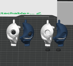 YinYang Creature – Flexi Keychain & Magnet, No Supports 3D Print STL/3MF 3d model