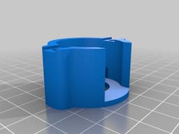 Stepper motor and driver board mount for 28BYJ-48 3d model