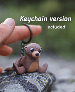 Slippery Sea Lion - Articulated fidget Sea lion - Ludo animal 3d model