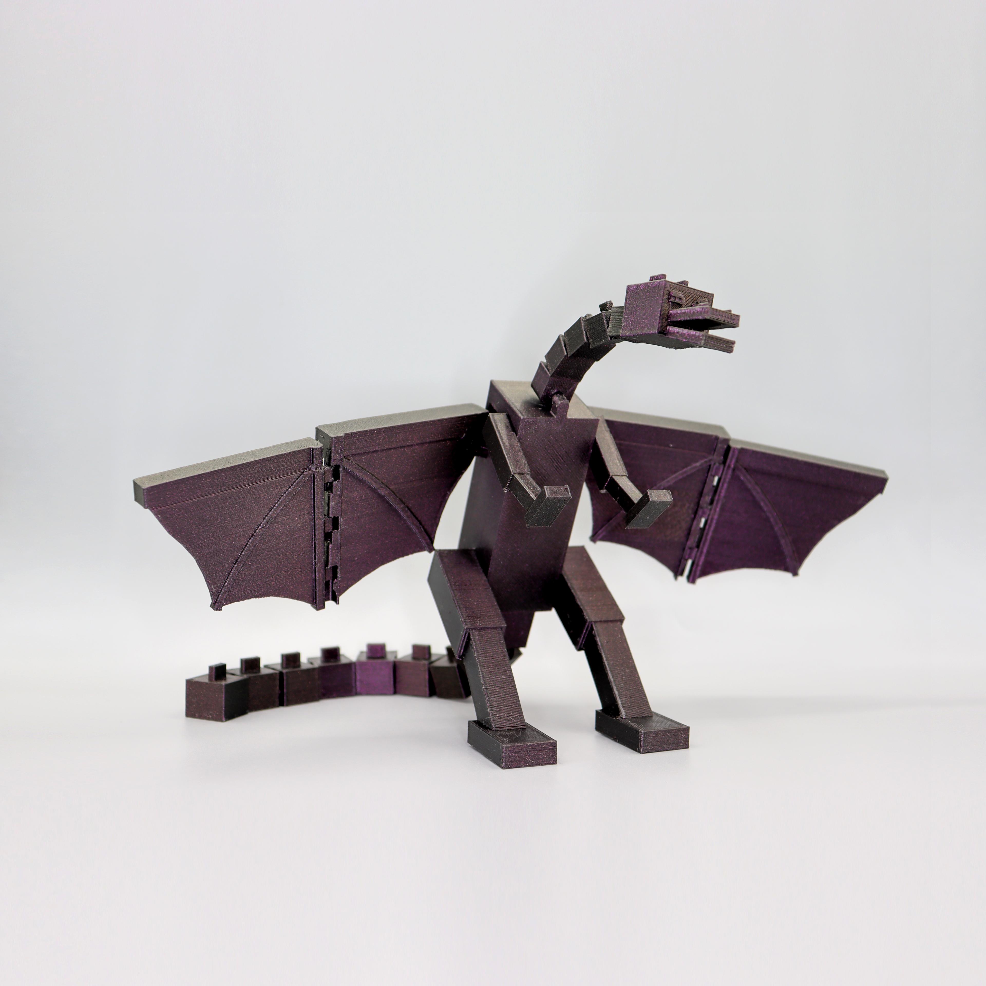 Ender dragon fully articulated 3d model