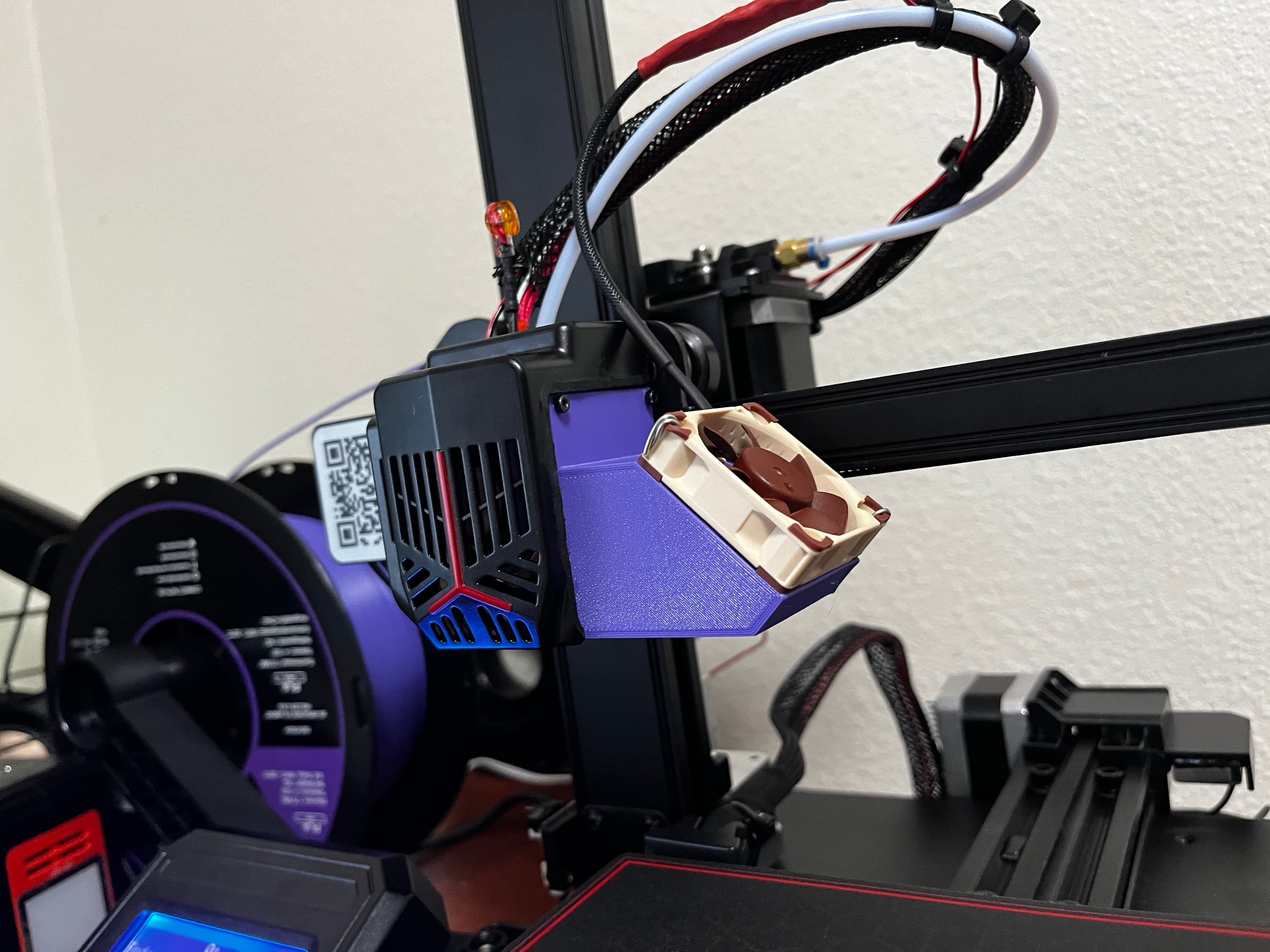 Ender 2 Pro 40 MM Fan Mount 3d model