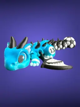 Soccer Friends - Dragon and Turtle 3d model