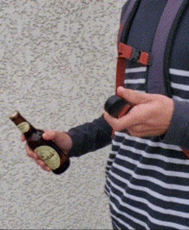 Bottle Opener for Bag Strap 3d model