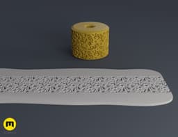Texture Rollers Christmas middle #10 3d model