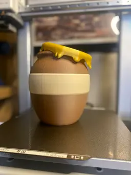 Honey Pot with Lid (Winnie the Pooh inspired) 3d model