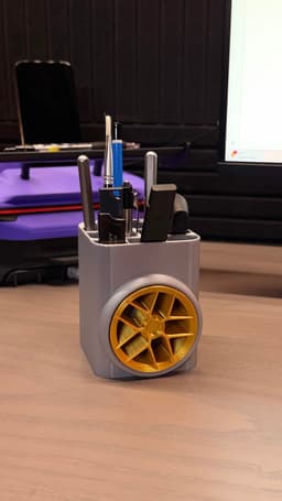 Wheel Inspired GT3 RS Pen Stand 3d model