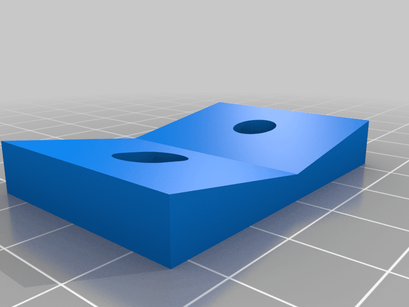 shim for kayak rudder bracket 3d model