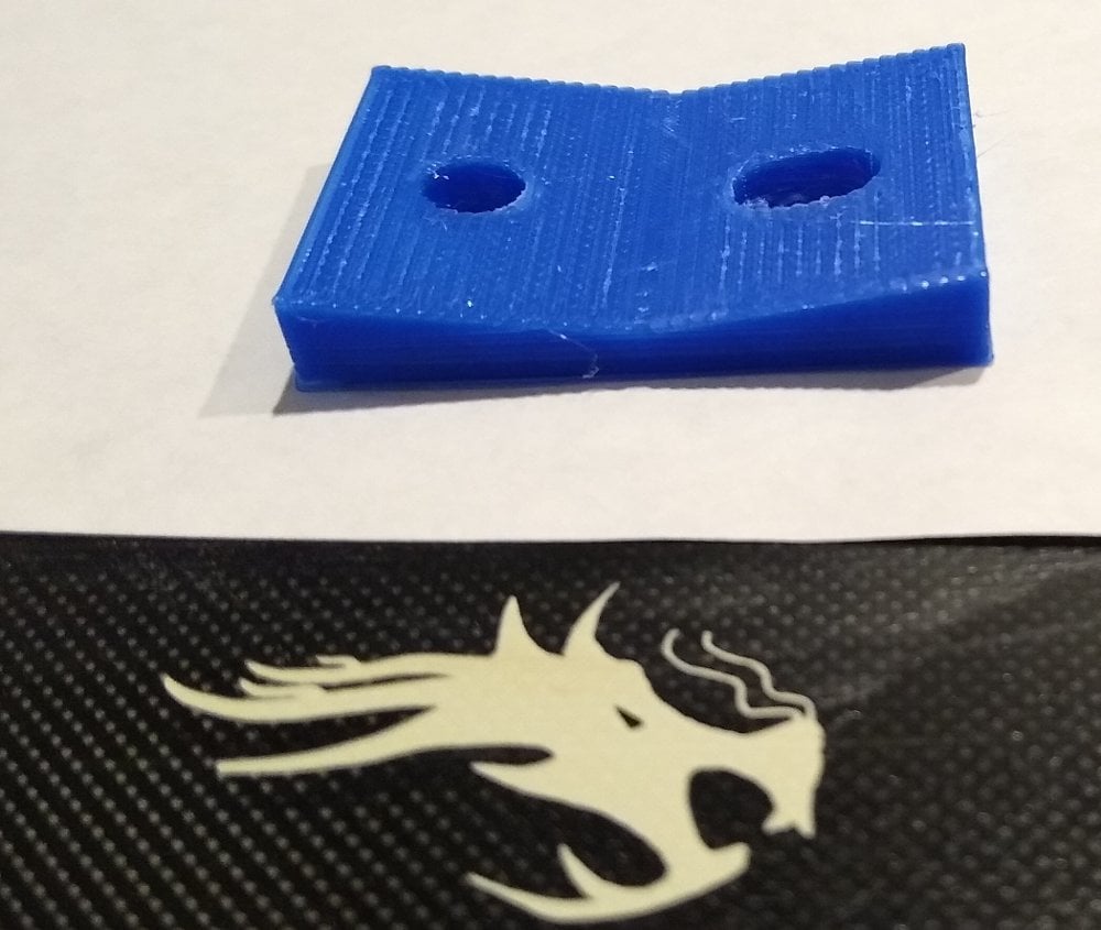 shim for kayak rudder bracket 3d model