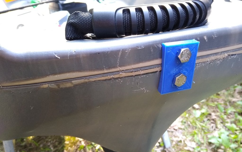 shim for kayak rudder bracket 3d model