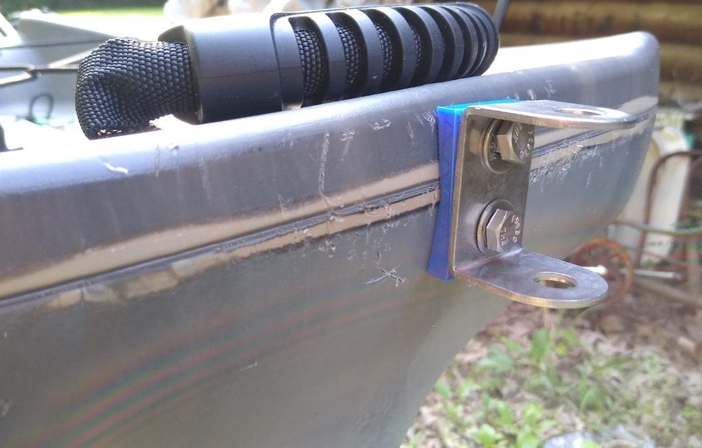 shim for kayak rudder bracket 3d model