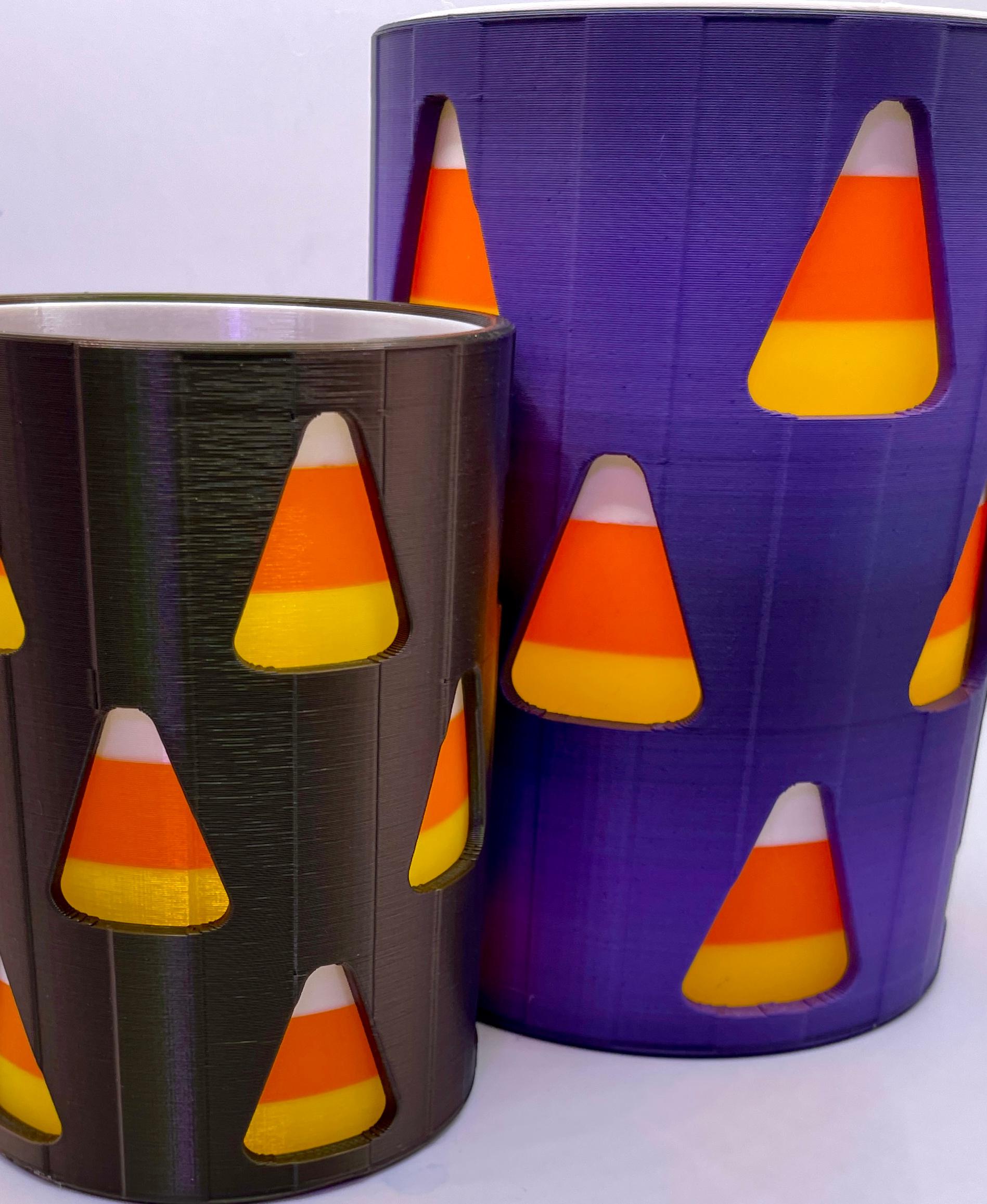 Candy Corn Cutout Vase with Insert - Sweet! - 3d model