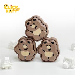 Bead - Clicker Fidget Toy Keychain 3d model