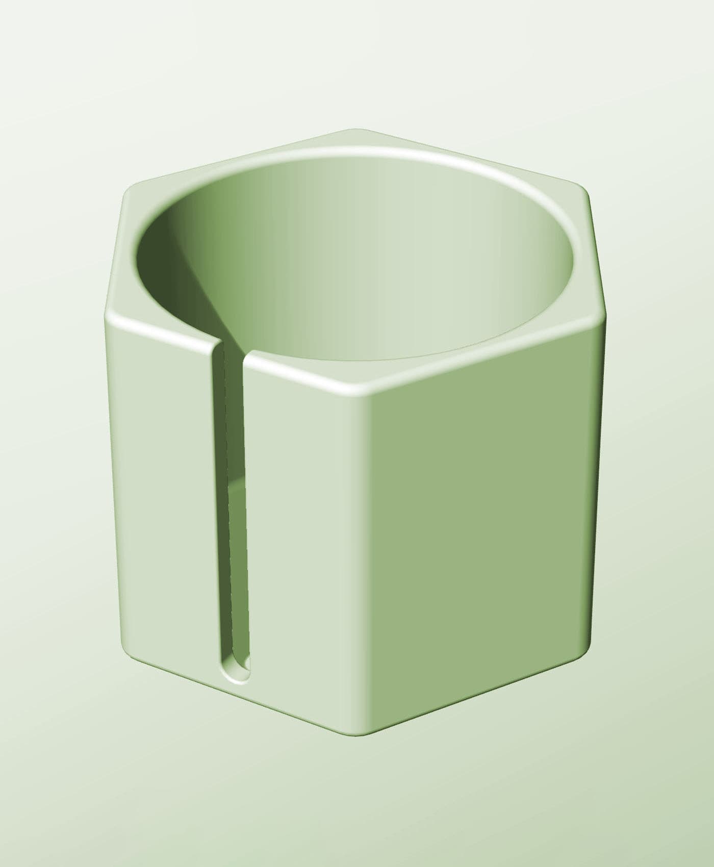 CH128-120-S Stacking slotted component box bin for makers 3d model