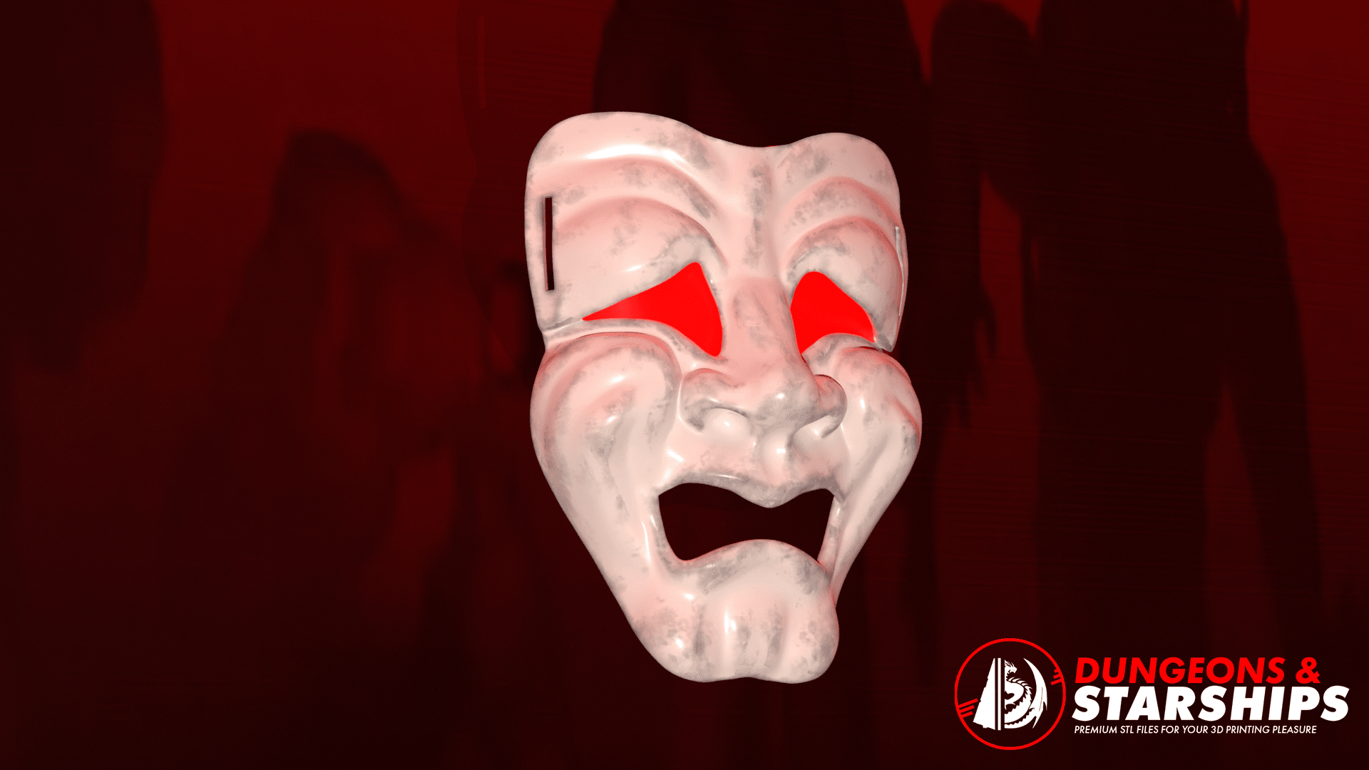Comedy & Tragedy 3d model