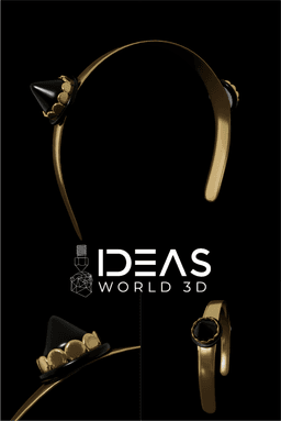 Ania Spy x Family cosplay headband 3d model