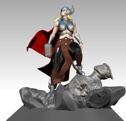 Jane Foster Thor 3d model