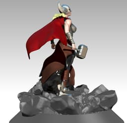 Jane Foster Thor 3d model