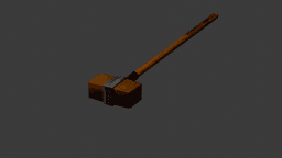 Bronze War Hammer v2 3d model